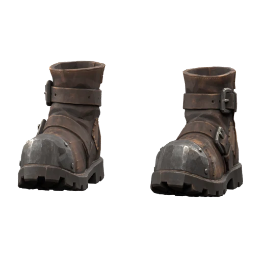 Studio render of Coalmark Foundry Boots