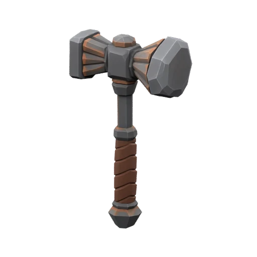 Studio render of Bellowsworn Smithing Hammer