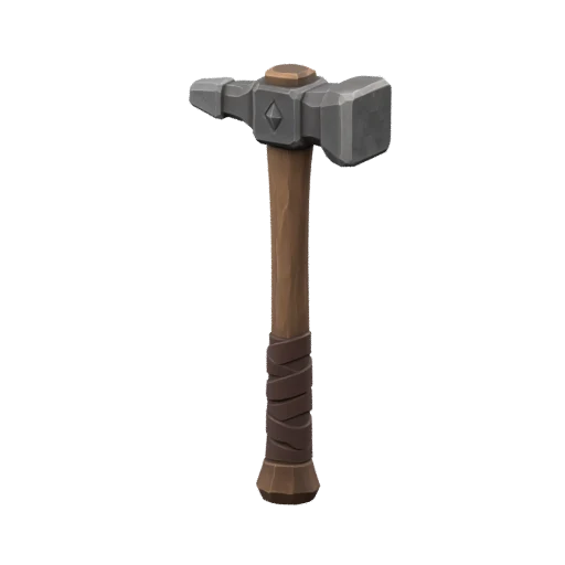 Studio render of Coalmark Smithing Hammer