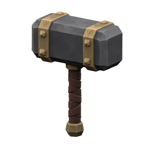 Studio render of Kilnward Smithing Hammer