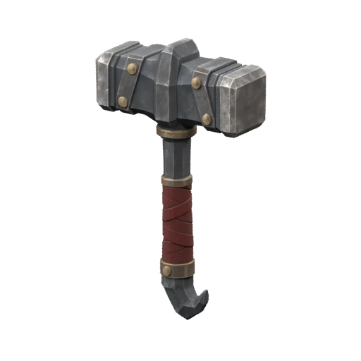 Studio render of Rivetwatch Smithing Hammer