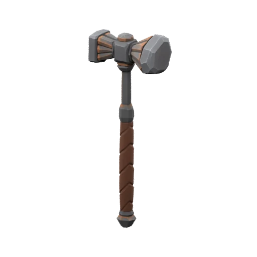 Studio render of Bellowsworn Forge Maul