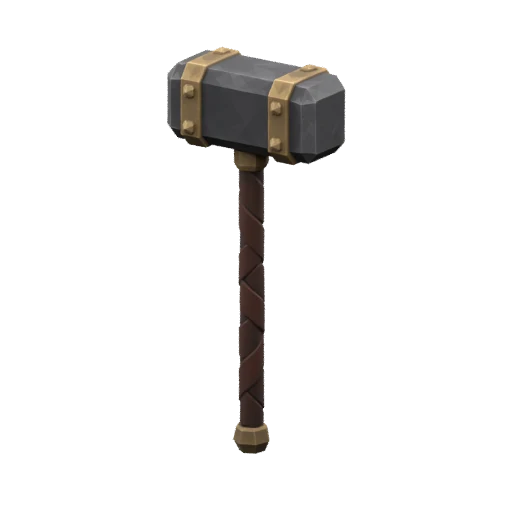 Studio render of Kilnward Forge Maul