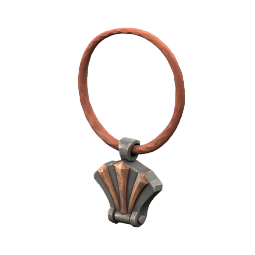 Studio render of Bellowsworn Forge Pendant