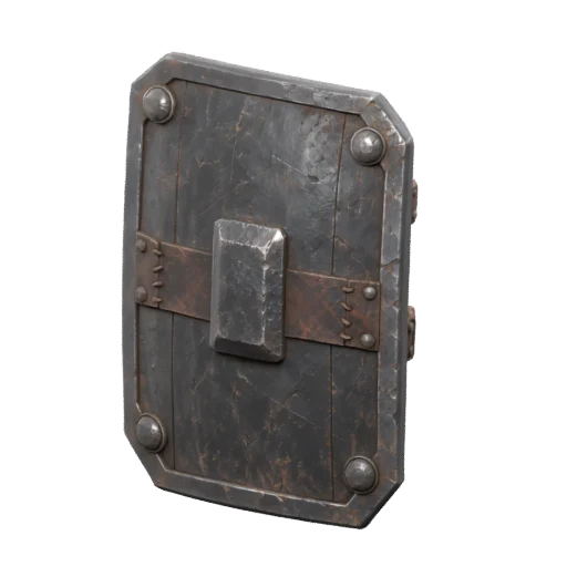 Studio render of Coalmark Forge Shield