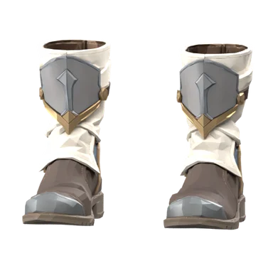 Studio render of Mercy Sabatons