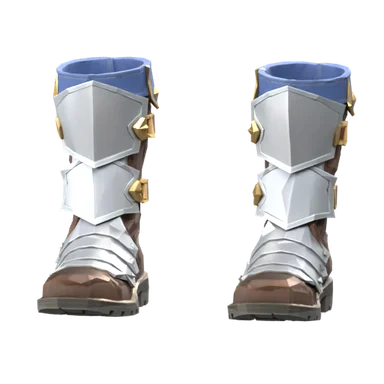 Studio render of Oathkeeper Sabatons