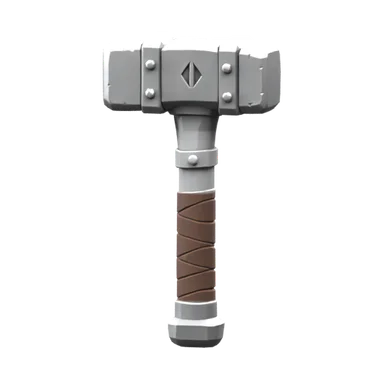 Studio render of Novice Hammer