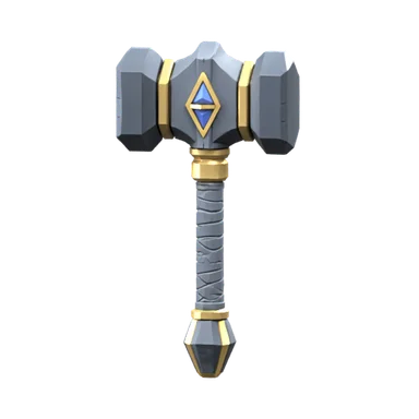 Studio render of Oathkeeper Hammer