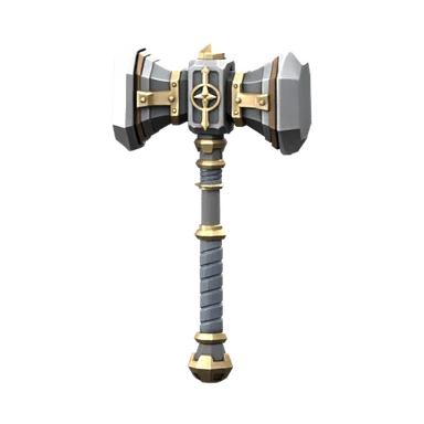 Studio render of Oathkeeper Great Hammer