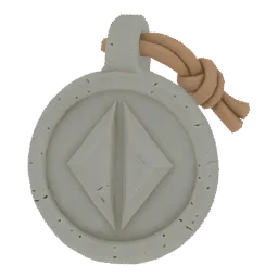Studio render of Tin Oath Token